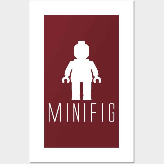 Minifig Man Wall Art by ChilleeW